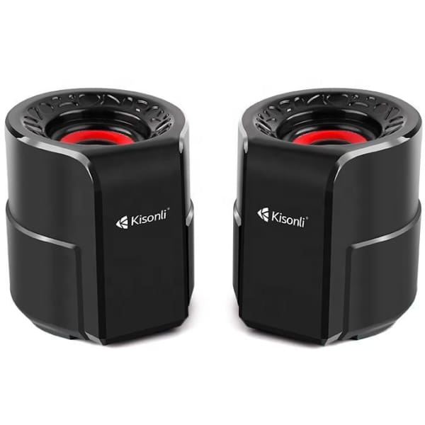 Enceinte KISONLI Noir & Rouge (A909) Enceinte KISONLI Noir & Rouge (A909)